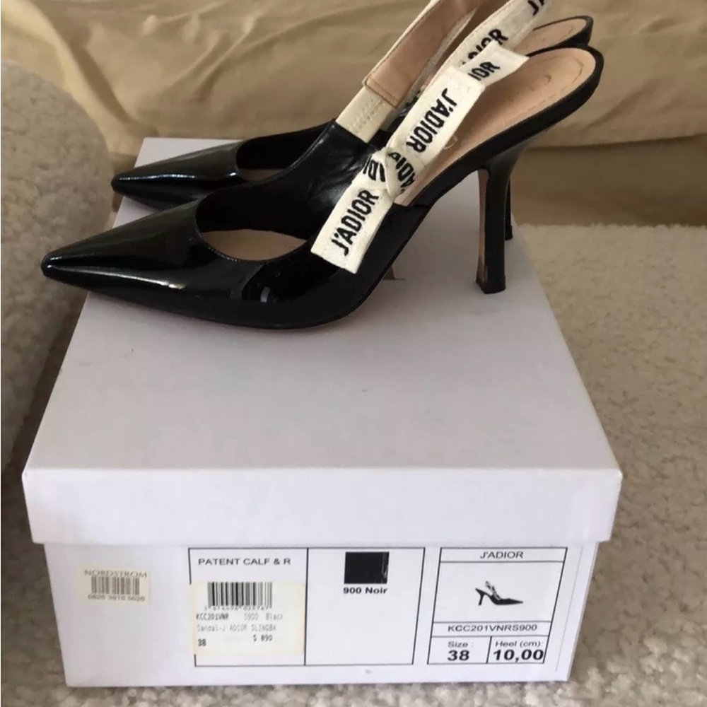 Dior Slingbacks with box and dust bag